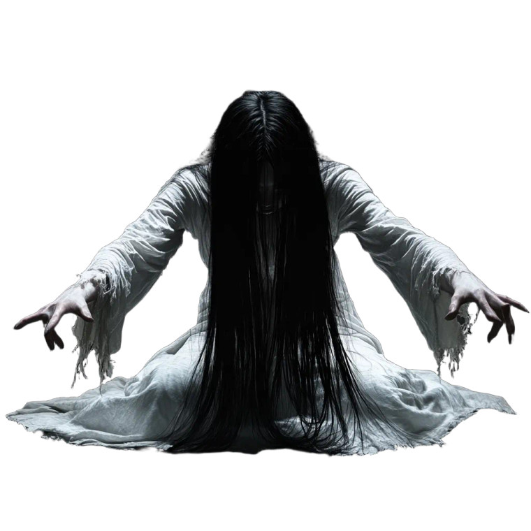 Yurei Ghost Vinyl Car Decal Sticker – Waterproof & UV-Resistant 8"