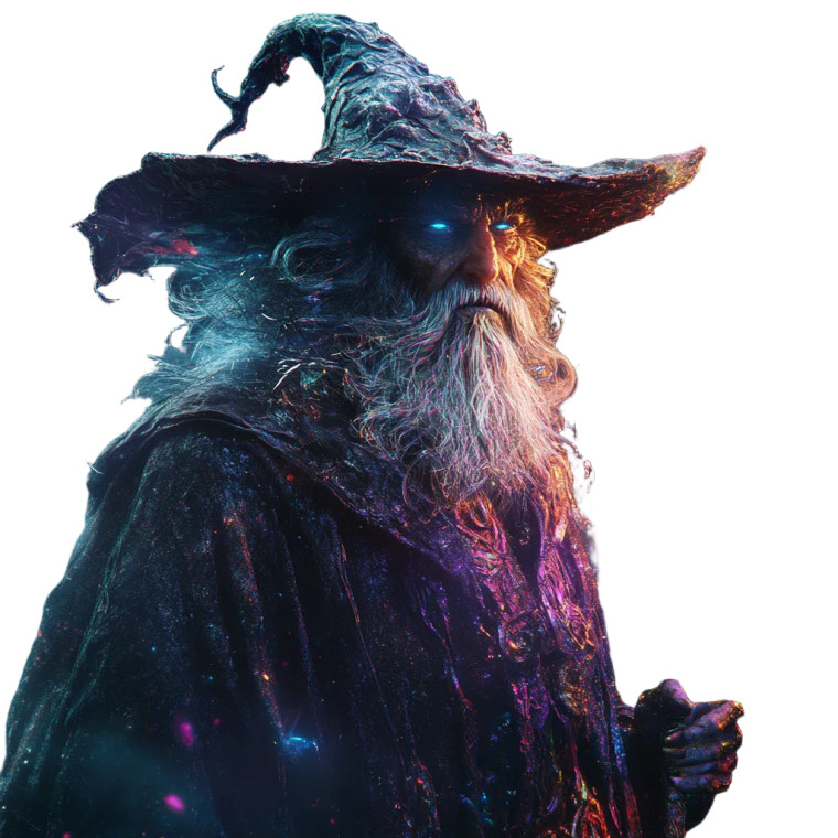 Angry Electric Wizard Vinyl Car Decal Sticker – Waterproof & UV-Resistant 8"