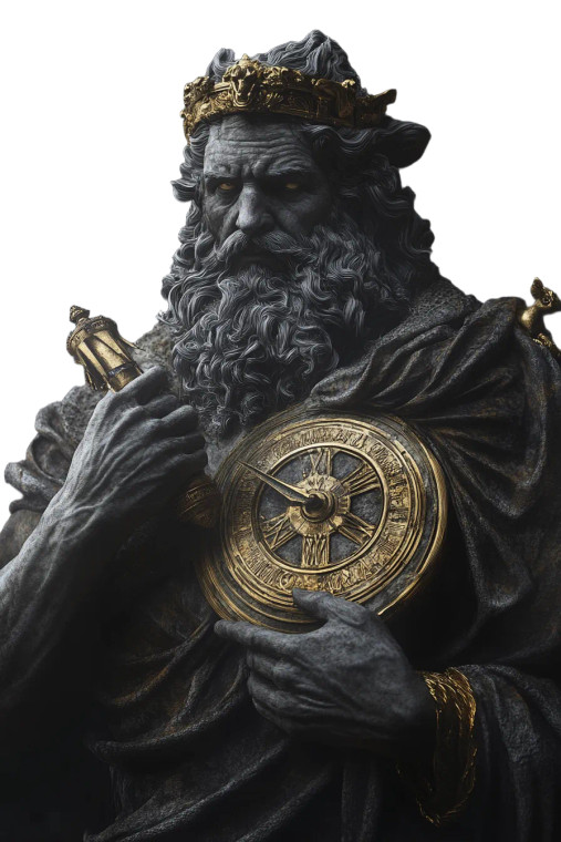 Cronos Titan Vinyl Car Decal Sticker – Waterproof & UV-Resistant 8"