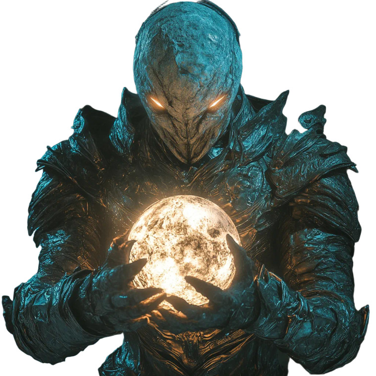 Alien Tyrant God Vinyl Car Decal Sticker – Waterproof & UV-Resistant 8"