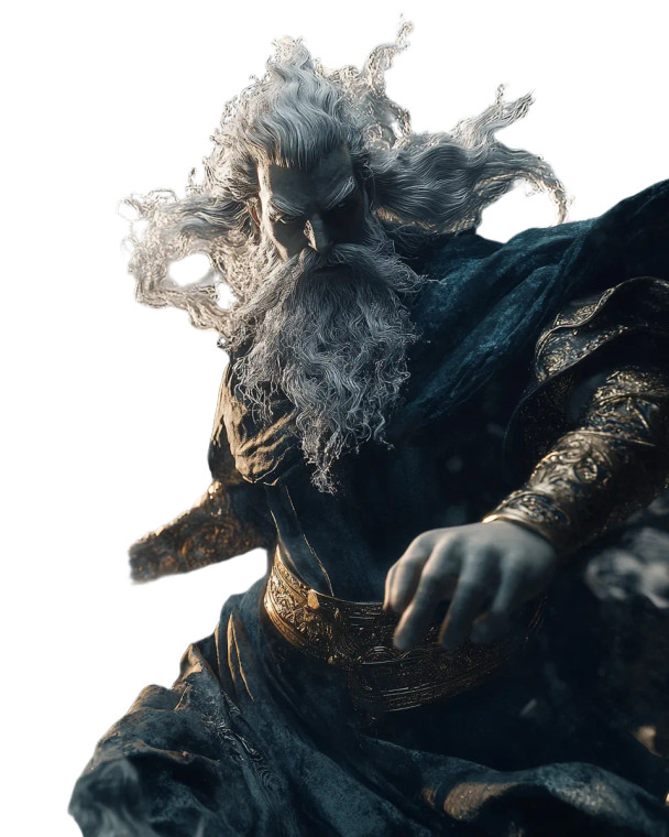 God Of Wind Vinyl Car Decal Sticker – Waterproof & UV-Resistant 8"