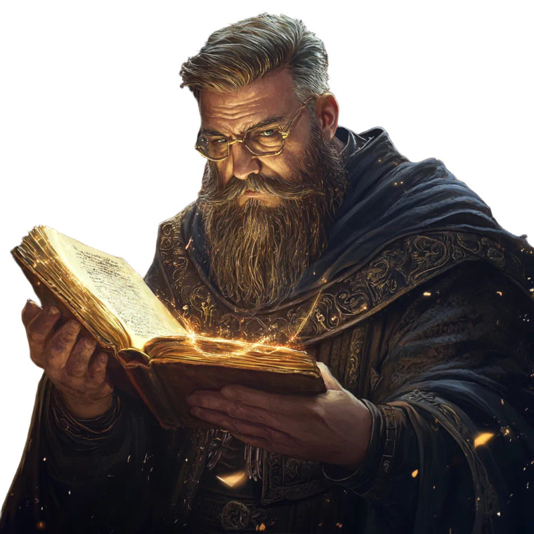 The Bearded Quill Vinyl Car Decal Sticker – Waterproof & UV-Resistant 8"