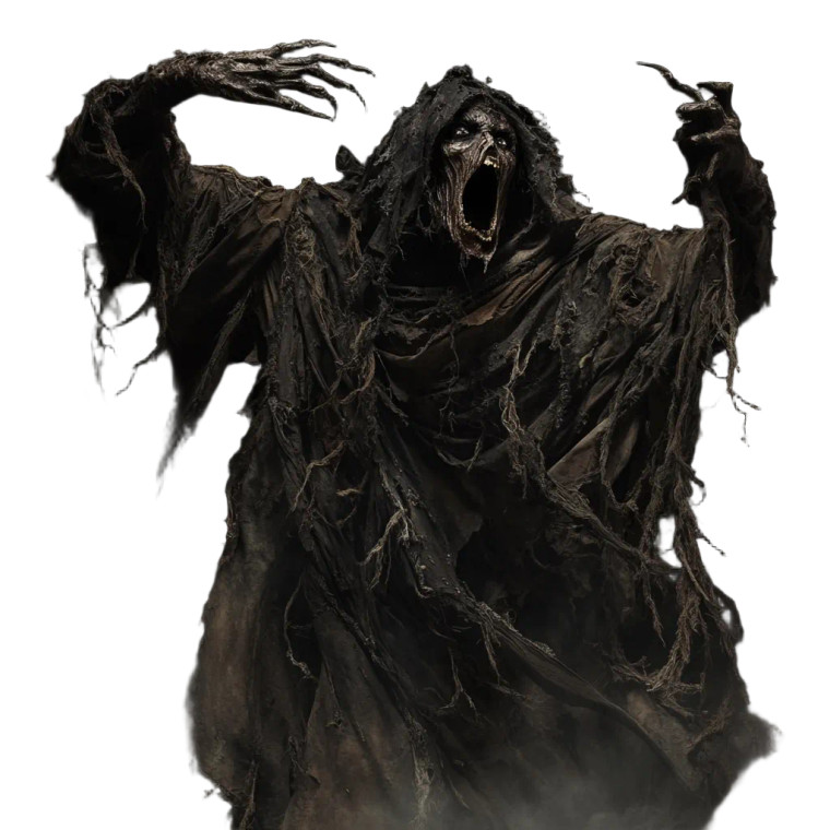 Screaming Wraith Vinyl Car Decal Sticker – Waterproof & UV-Resistant 8"