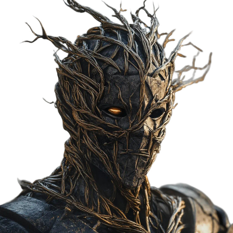 Razor Golem Knight Vinyl Car Decal Sticker – Waterproof & UV-Resistant 8"