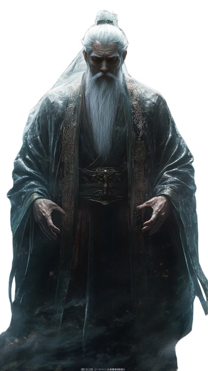 Mystical Patriarch Bodhi Vinyl Car Decal Sticker – Waterproof & UV-Resistant 8"