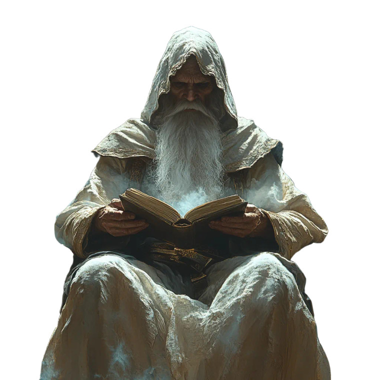 Old Wizard Throne Vinyl Car Decal Sticker – Waterproof & UV-Resistant 8"