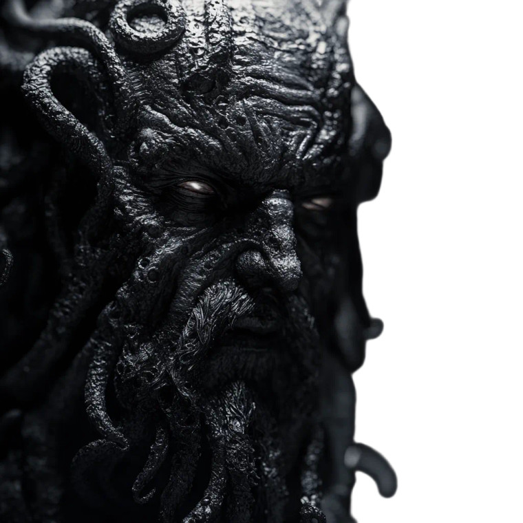 Mind Flayer Dwarf Vinyl Car Decal Sticker – Waterproof & UV-Resistant 8"