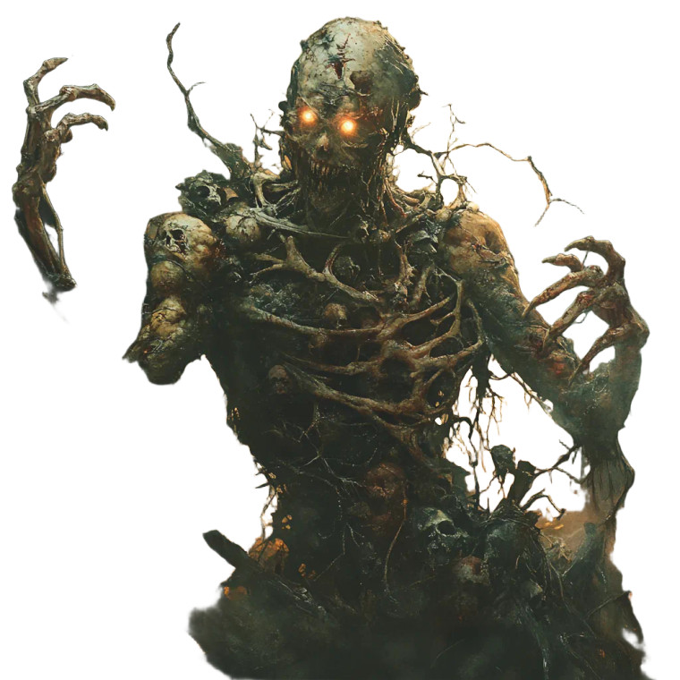 Patchwork Death Creature Vinyl Car Decal Sticker – Waterproof & UV-Resistant 8"