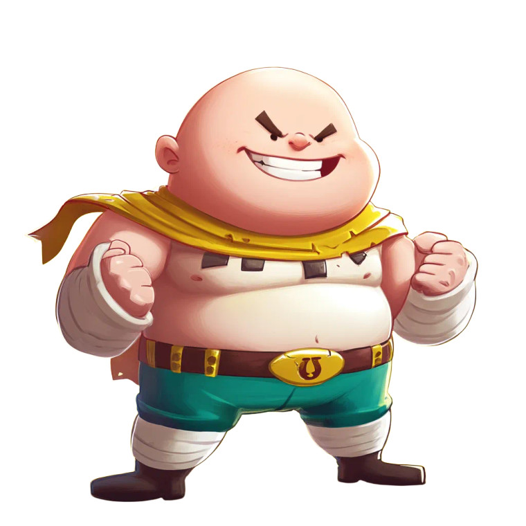 Captain Underpants Vinyl Car Decal Sticker – Waterproof & UV-Resistant 8"