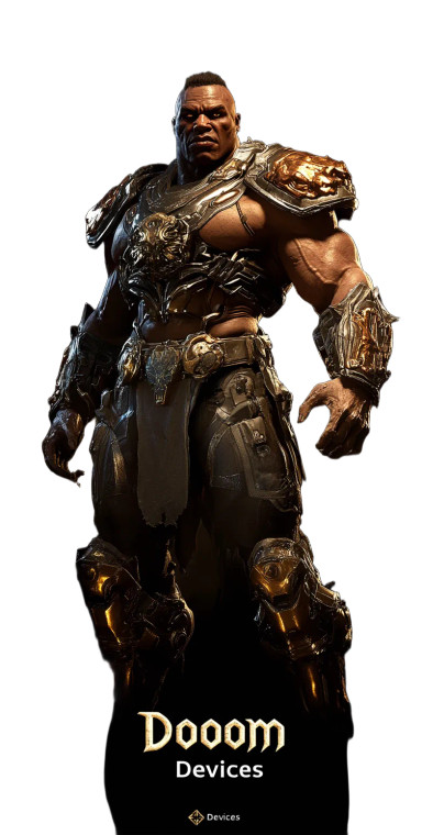 Doom Devices Vinyl Car Decal Sticker – Waterproof & UV-Resistant 8"