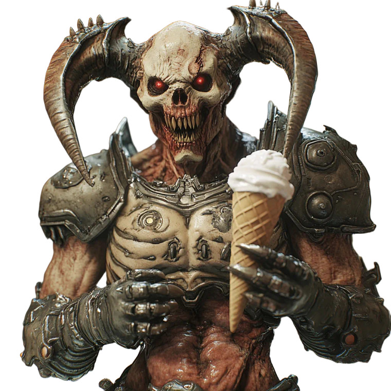 Coy Doom Demon Vinyl Car Decal Sticker – Waterproof & UV-Resistant 8"