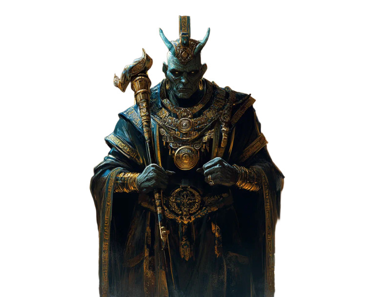 Ancient Lich Portrait Vinyl Car Decal Sticker – Waterproof & UV-Resistant 8"