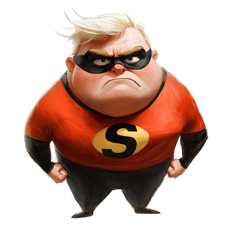 Angry Syndrome Lookalike Vinyl Car Decal Sticker – Waterproof & UV-Resistant 8"