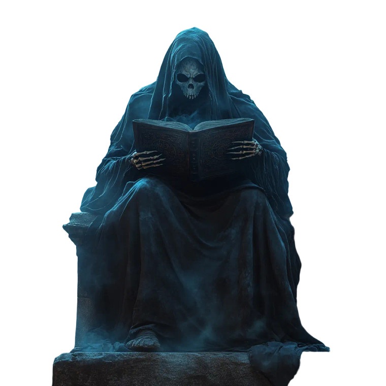 Grim Reaper V3 Vinyl Car Decal Sticker – Waterproof & UV-Resistant 8"