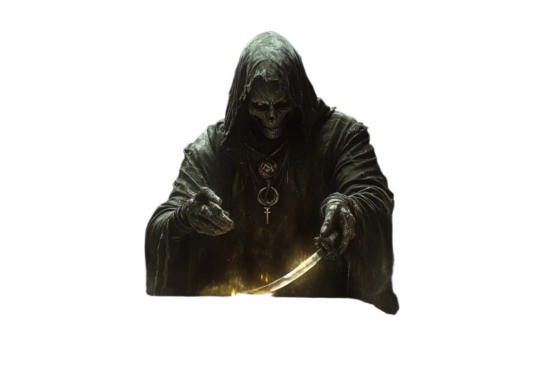 Dark Ritualist Vinyl Car Decal Sticker – Waterproof & UV-Resistant 8"