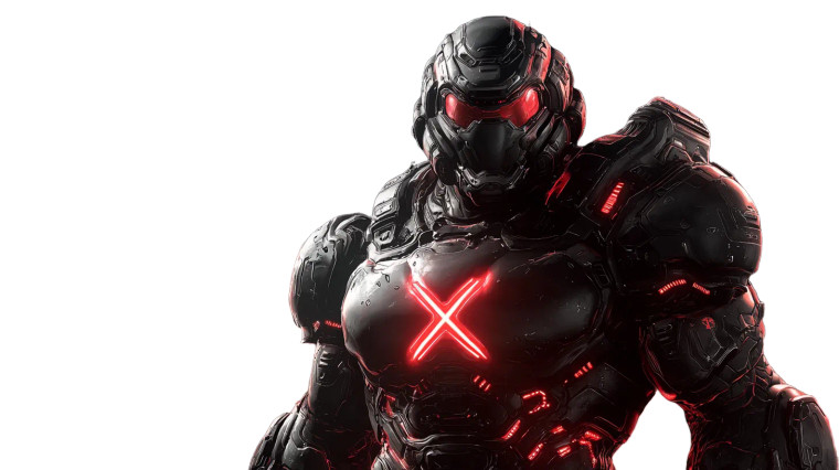 Doomslayer In Armor Vinyl Car Decal Sticker – Waterproof & UV-Resistant 8"