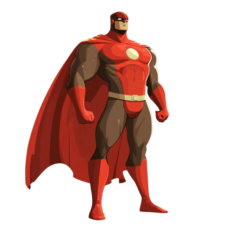 Superhero Character Vinyl Car Decal Sticker – Waterproof & UV-Resistant 8"