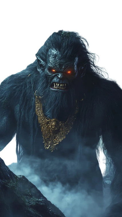 Terrifying Mountain Dwarf Vinyl Car Decal Sticker – Waterproof & UV-Resistant 8"