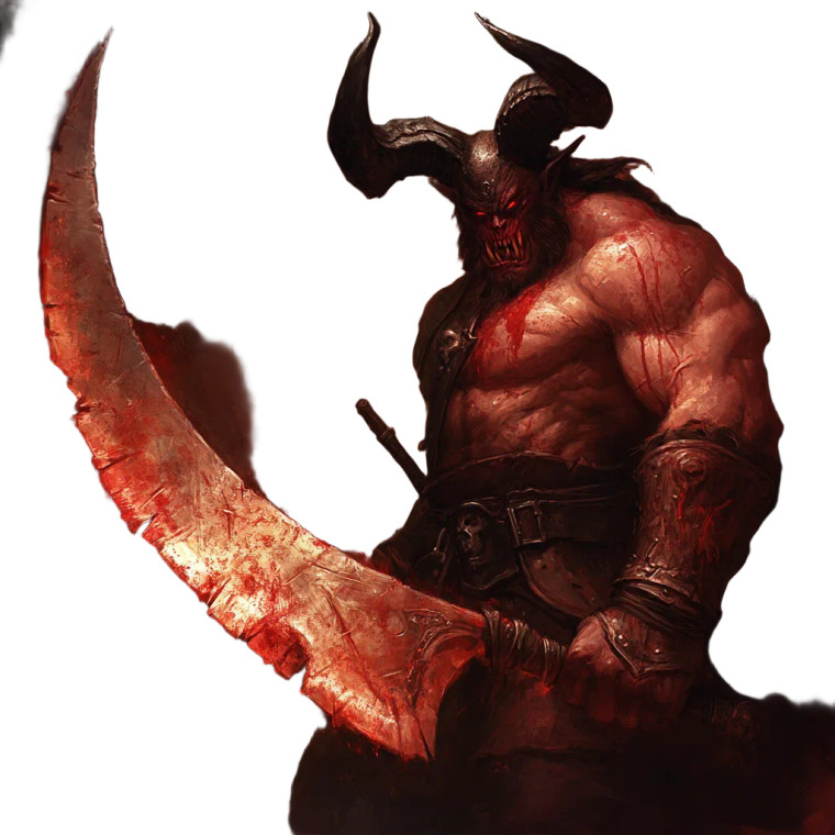 Evil Butcher Vinyl Car Decal Sticker – Waterproof & UV-Resistant 8"