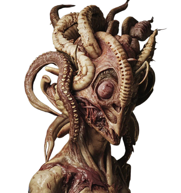 Giger Meat Models Vinyl Car Decal Sticker – Waterproof & UV-Resistant 8"