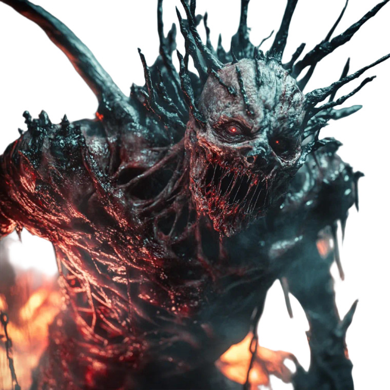 Eldritch Vampire King Vinyl Car Decal Sticker – Waterproof & UV-Resistant 8"