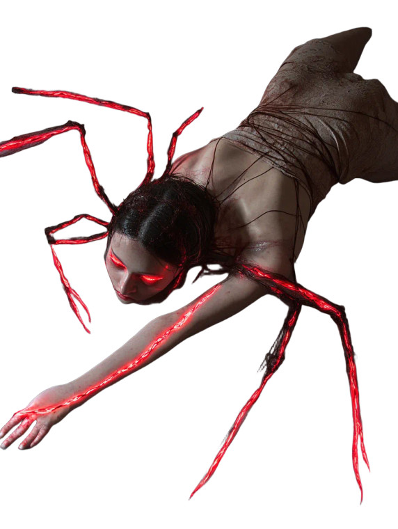 Hybrid Spider Woman Vinyl Car Decal Sticker – Waterproof & UV-Resistant 8"