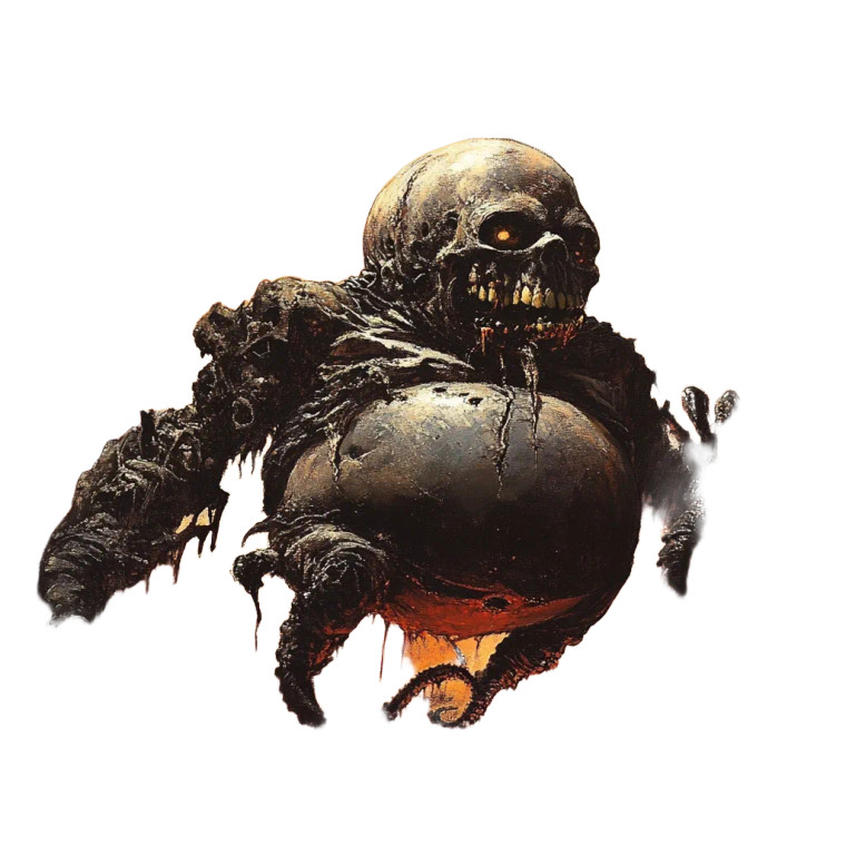 Evil Infant Zombie Vinyl Car Decal Sticker – Waterproof & UV-Resistant 8"