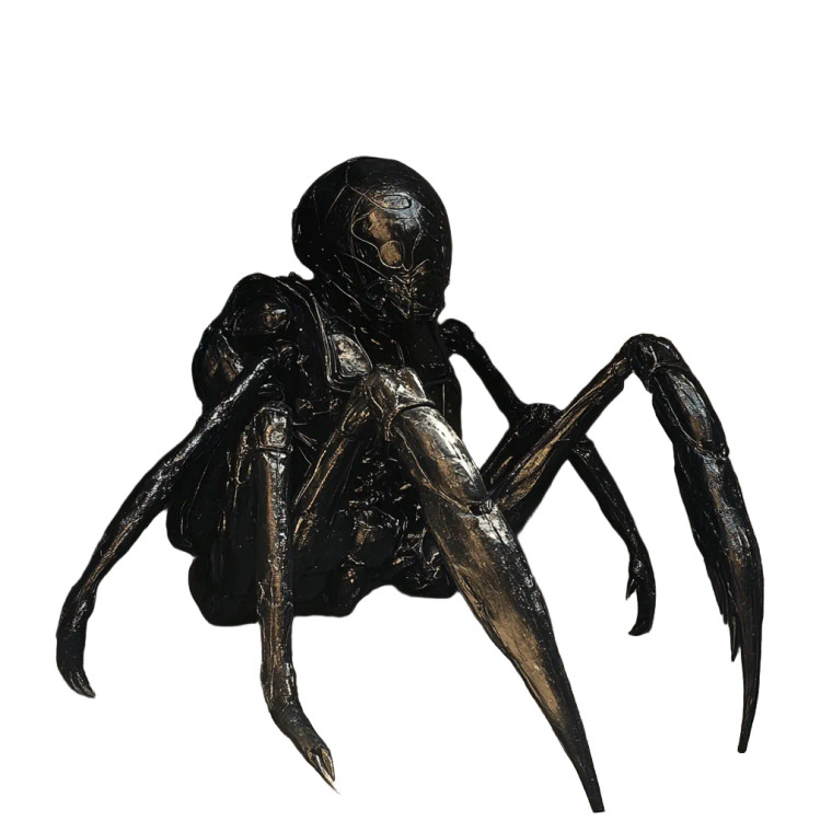 Dark Fantasy Alien Vinyl Car Decal Sticker – Waterproof & UV-Resistant 8"