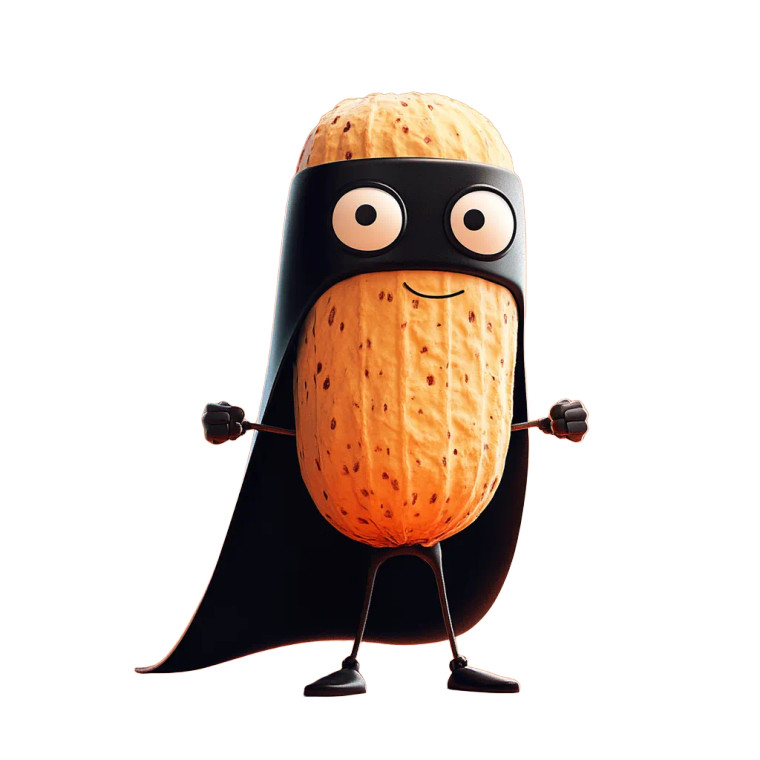 Chilli Peanut Hero Vinyl Car Decal Sticker – Waterproof & UV-Resistant 8"