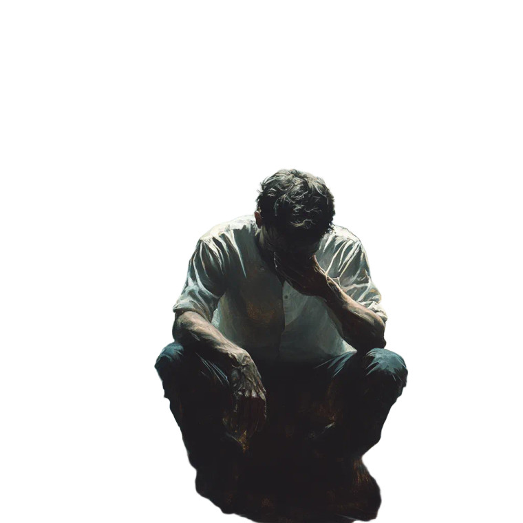 Struggling With Addiction Vinyl Car Decal Sticker – Waterproof & UV-Resistant 8"