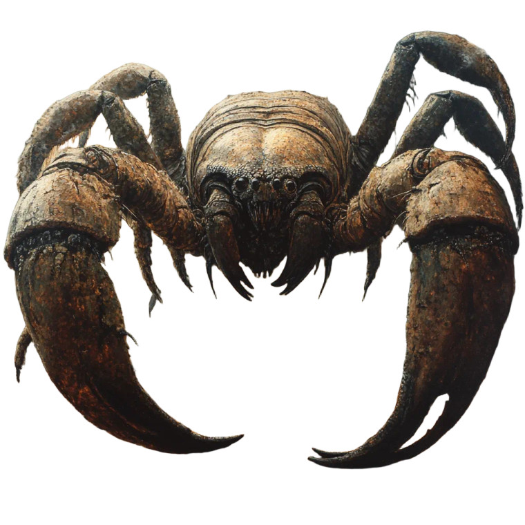 Giant Beksiński Scorpion Vinyl Car Decal Sticker – Waterproof & UV-Resistant 8"