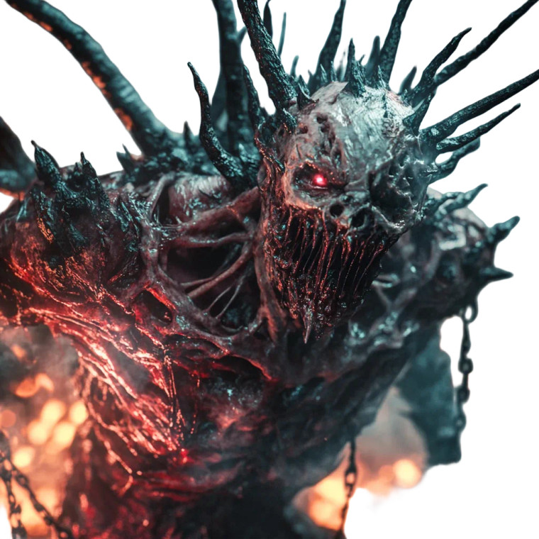 Eldritch Vampire King V2 Vinyl Car Decal Sticker – Waterproof & UV-Resistant 8"