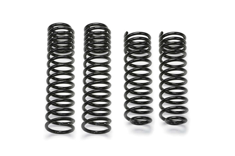 Fabtech Long Travel Coil Spring Set | 5 Inch Lift | Black Painted - Set Of 4