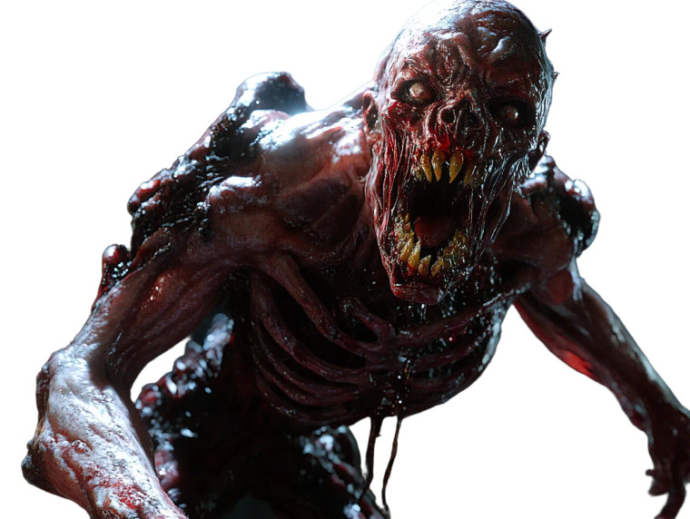 Eldritch Zombie Attack Vinyl Car Decal Sticker – Waterproof & UV-Resistant 8"