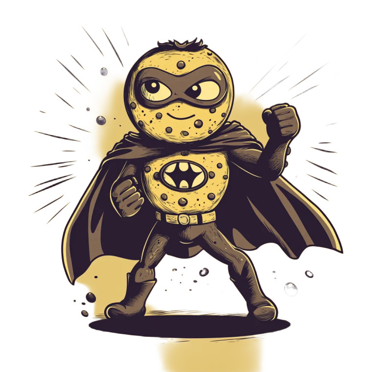 Cookie Chip Hero Vinyl Car Decal Sticker – Waterproof & UV-Resistant 8"