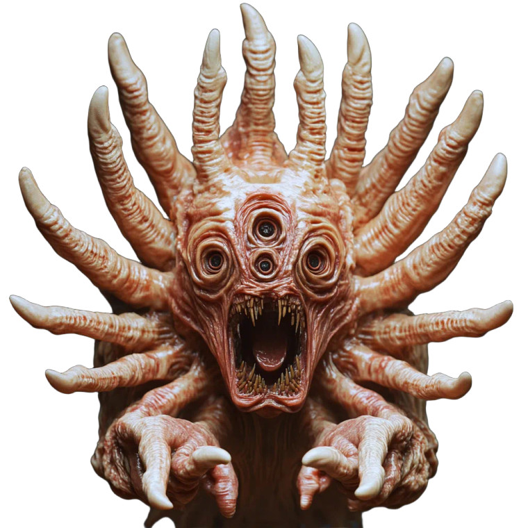 Finger Monster V2 Vinyl Car Decal Sticker – Waterproof & UV-Resistant 8"