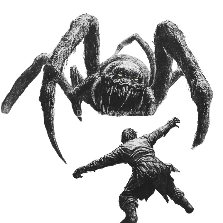 Sam Vs Shelob Vinyl Car Decal Sticker – Waterproof & UV-Resistant 8"