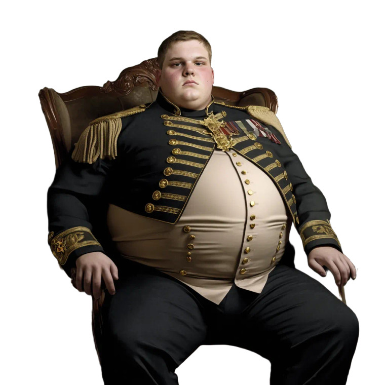 Uniformed Heavy Man V3 Vinyl Car Decal Sticker – Waterproof & UV-Resistant 8"