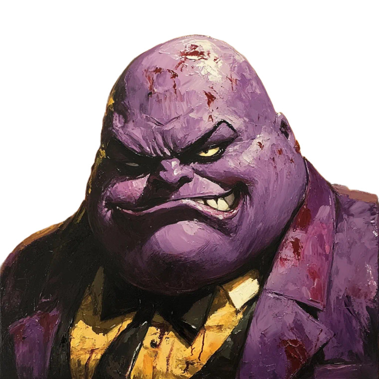 Grimace As Kingpin Vinyl Car Decal Sticker – Waterproof & UV-Resistant 8"