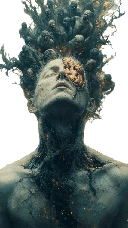 Dark Fantasy Horror V2 Vinyl Car Decal Sticker – Waterproof & UV-Resistant 8"