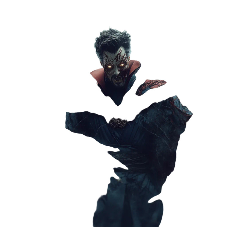 Zombie Doctor Strange Vinyl Car Decal Sticker – Waterproof & UV-Resistant 8"