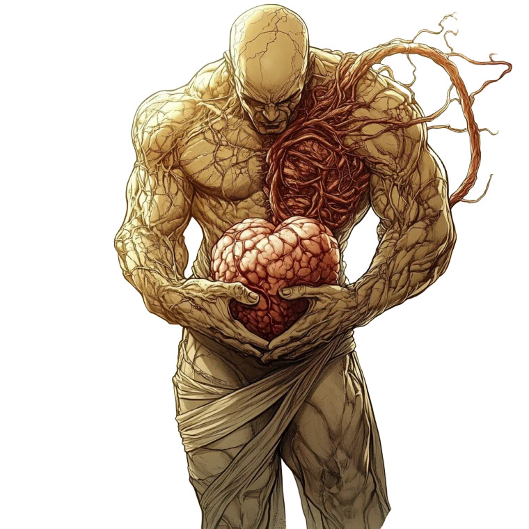 Atlas With Heart Vinyl Car Decal Sticker – Waterproof & UV-Resistant 8"