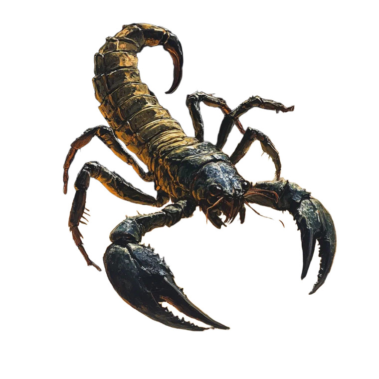 Scorpion Vinyl Car Decal Sticker – Waterproof & UV-Resistant 8"