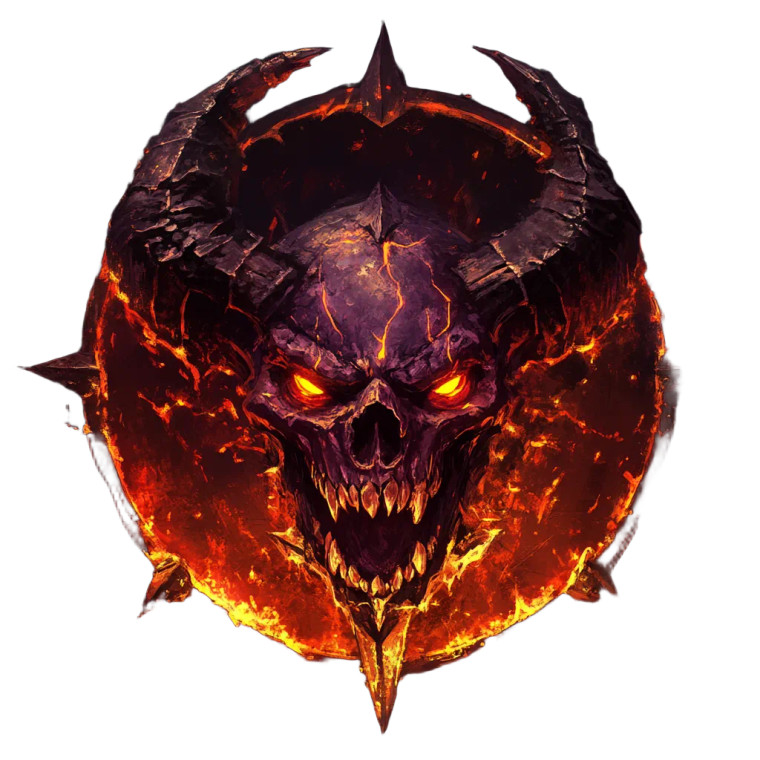 Demon Battle Royale Vinyl Car Decal Sticker – Waterproof & UV-Resistant 8"