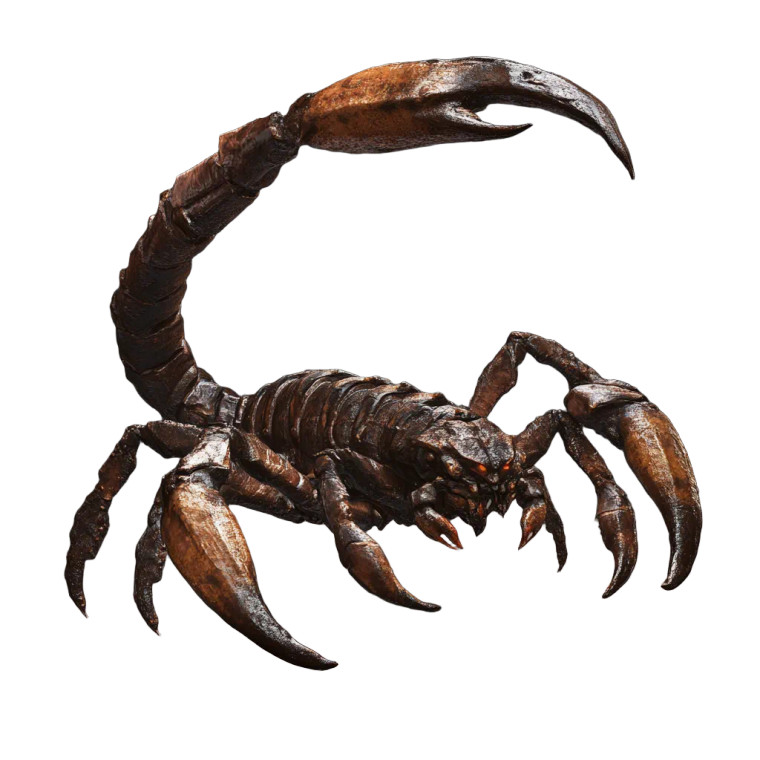 Giant Scorpion Creature Vinyl Car Decal Sticker – Waterproof & UV-Resistant 8"