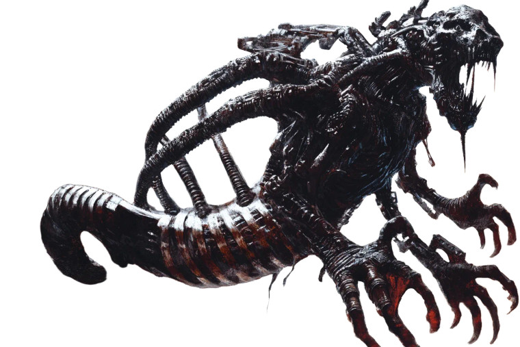 Biomechanical Babylonian Horror Vinyl Car Decal Sticker – Waterproof & UV-Resistant 8"