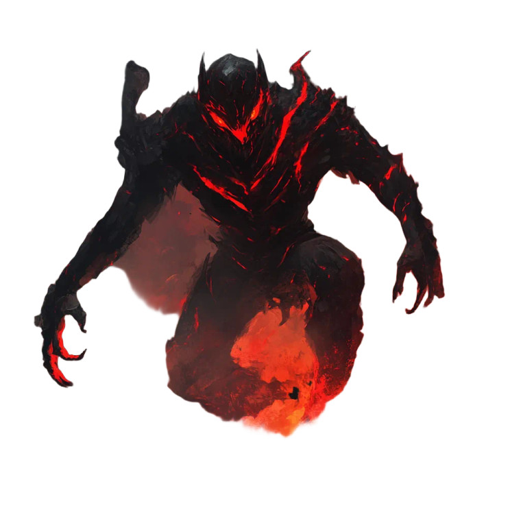 Shadow Demon V2 Vinyl Car Decal Sticker – Waterproof & UV-Resistant 8"