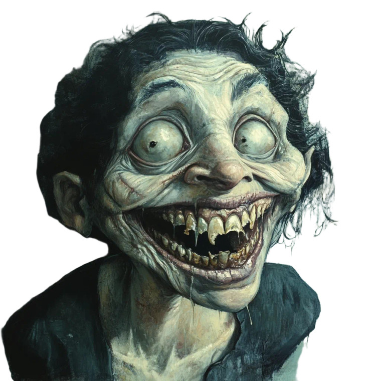 Ugly Woman V2 Vinyl Car Decal Sticker – Waterproof & UV-Resistant 8"