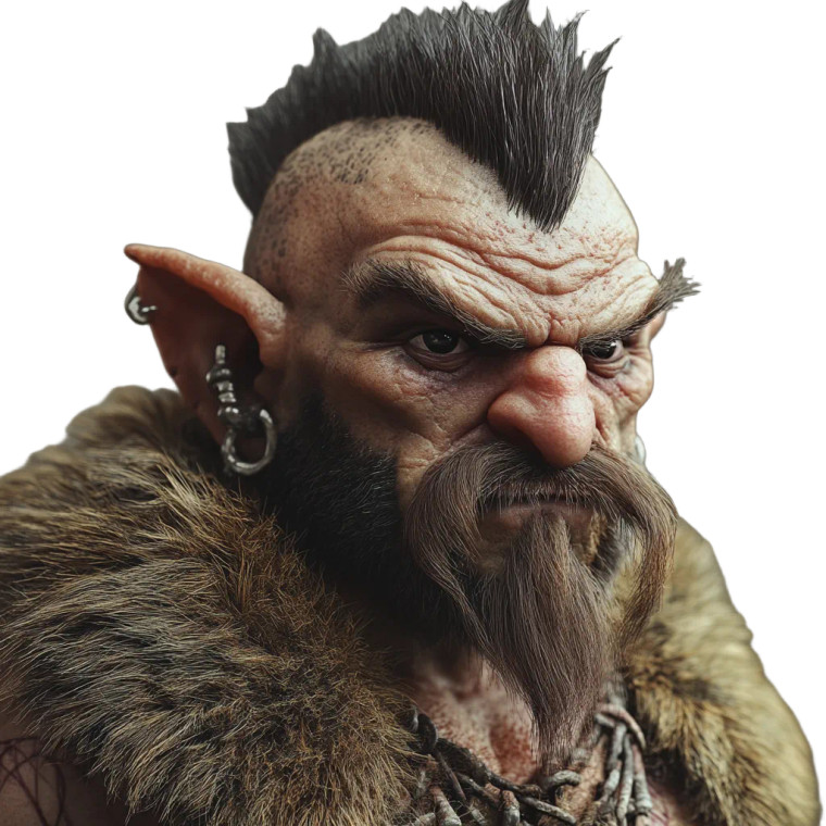 Fantasy Gnome Warrior Vinyl Car Decal Sticker – Waterproof & UV-Resistant 8"