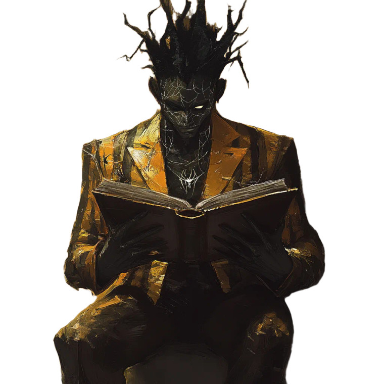 Anansi Spider God Vinyl Car Decal Sticker – Waterproof & UV-Resistant 8"